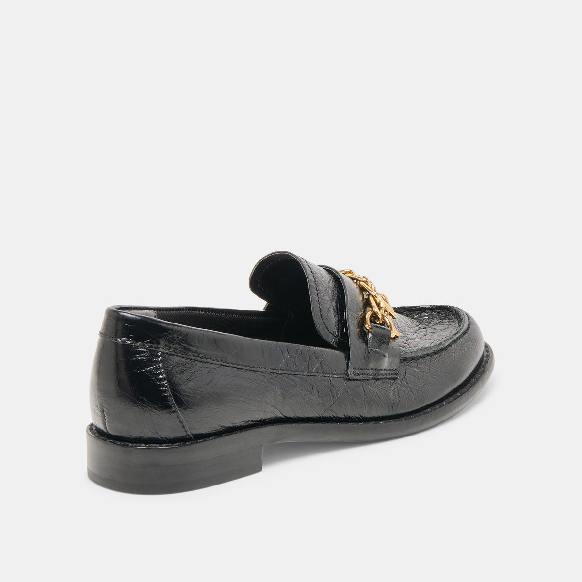 Dolce Vita Waylen Midnight Crinkle Patent Loafers