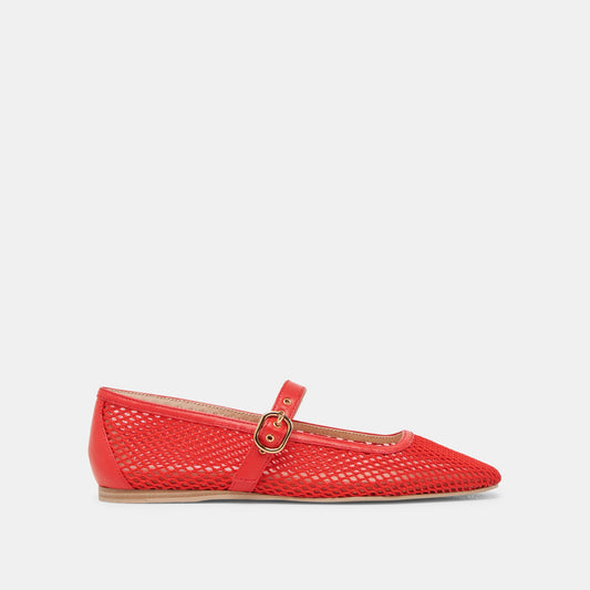 Dolce Vita RODNI MESH BALLET FLATS CHILI WOVEN MESH
