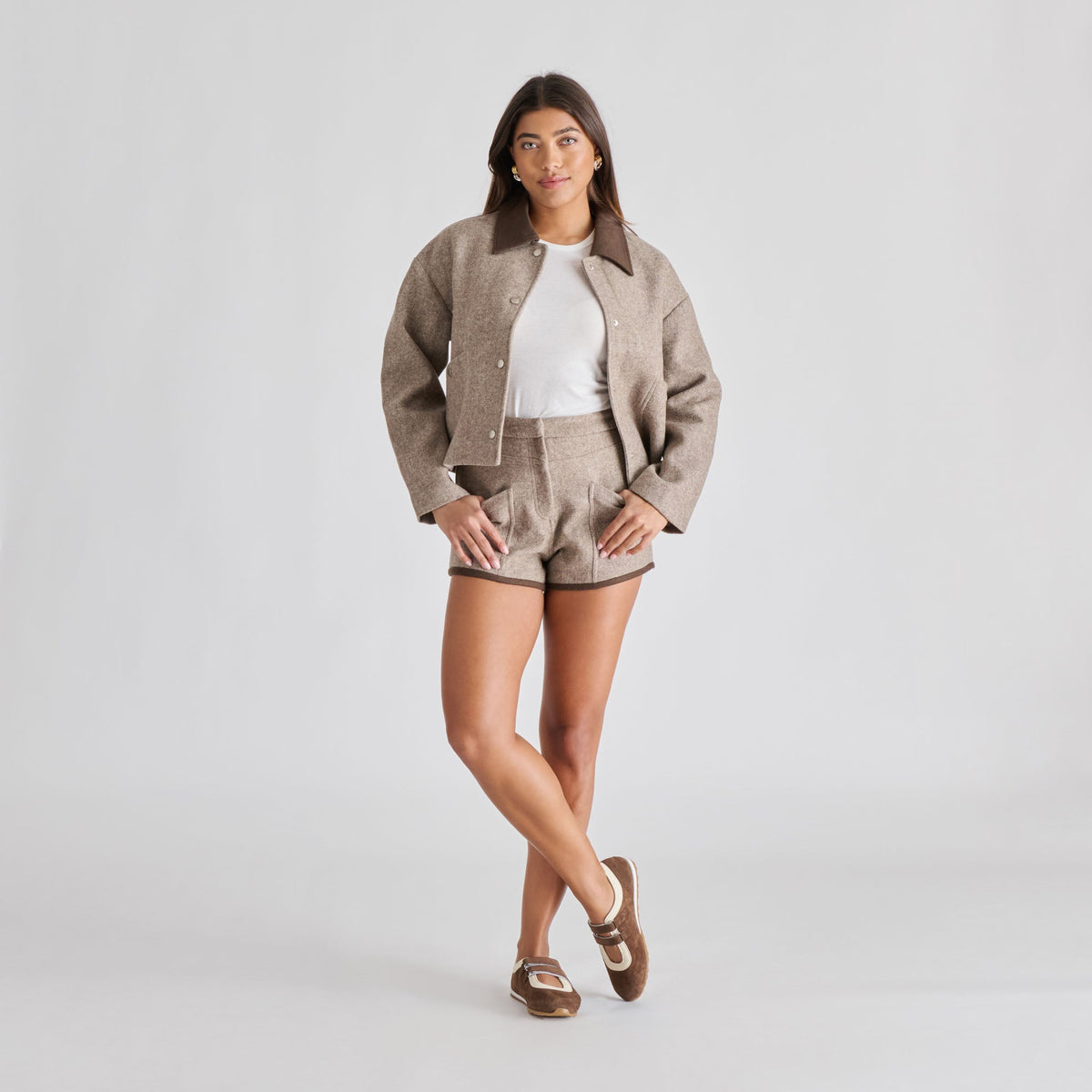 Dolce Vita Swan Dk Brown Suede Sneakers