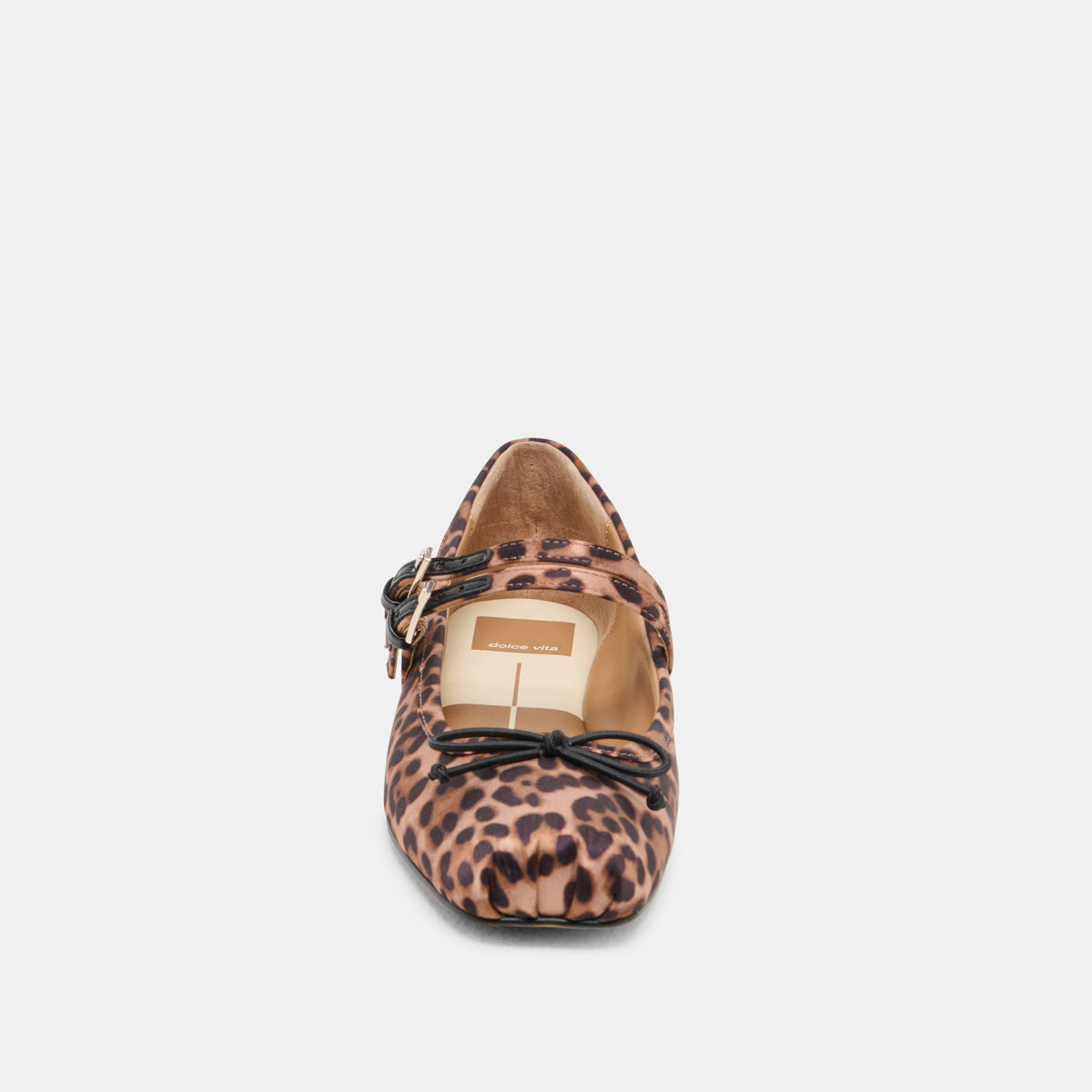 Dolce Vita Gibsen Dk Leopard Satin Ballet Flats