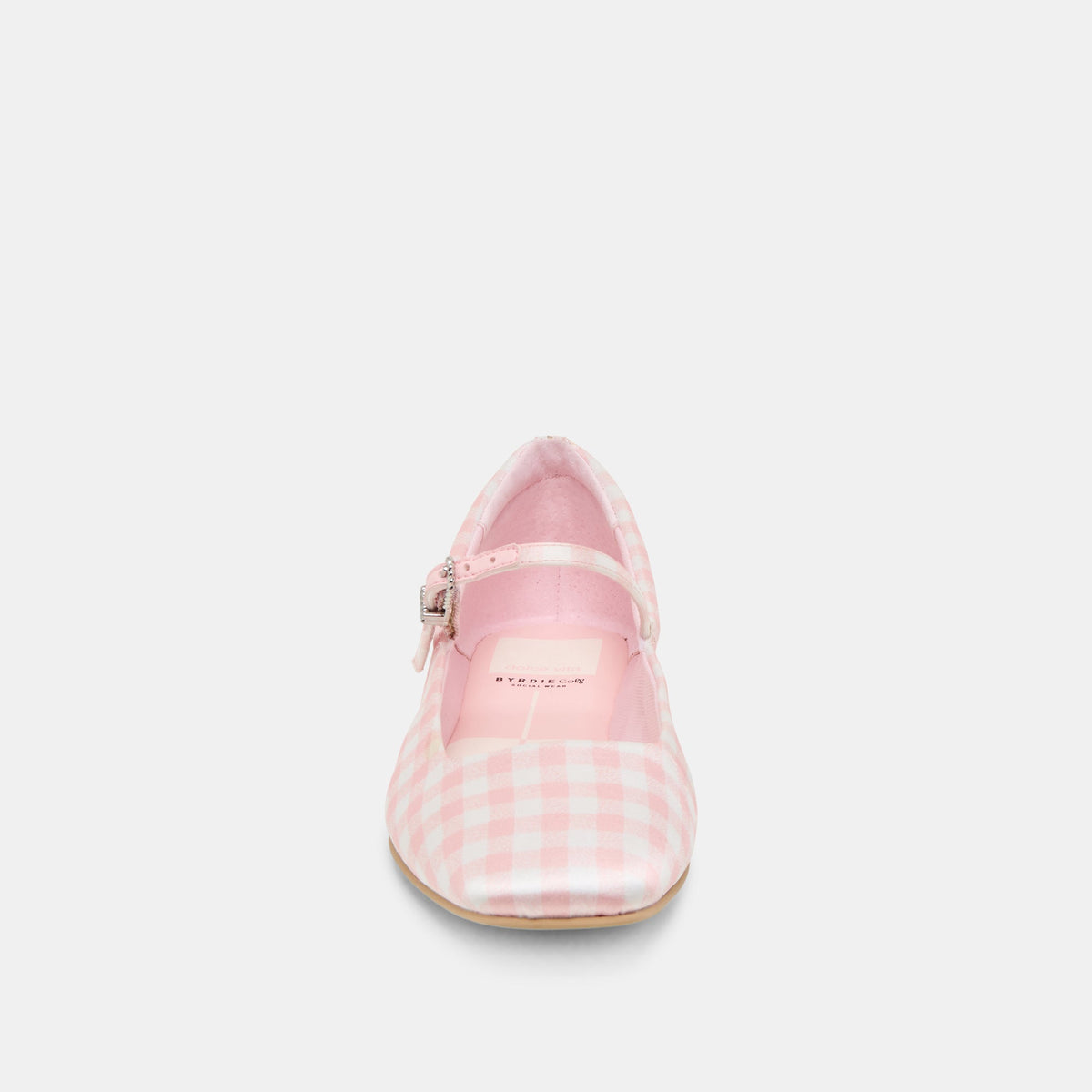 Dolce Vita Reyes X Byrdie Golf Pink Plaid Gingham Ballet Flats