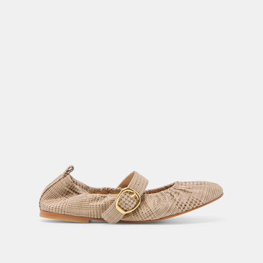 Dolce Vita Caely Herringbone Printed Suede Ballet Flats