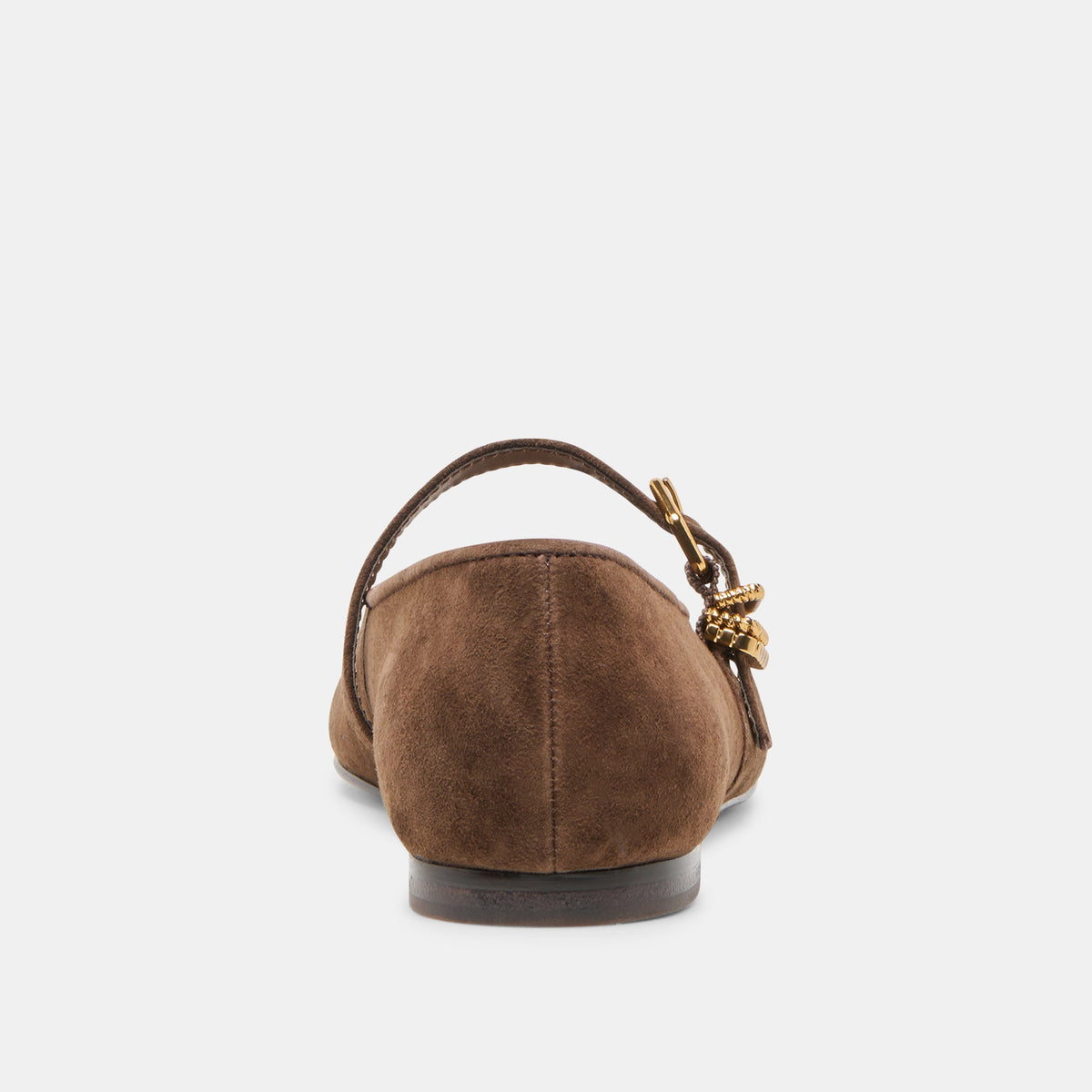 Dolce Vita Alizza Dk Brown Suede Ballet Flats