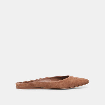 Dolce Vita Eila Dk Brown Suede Flats