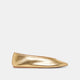 GOLD METALLIC LEATHER