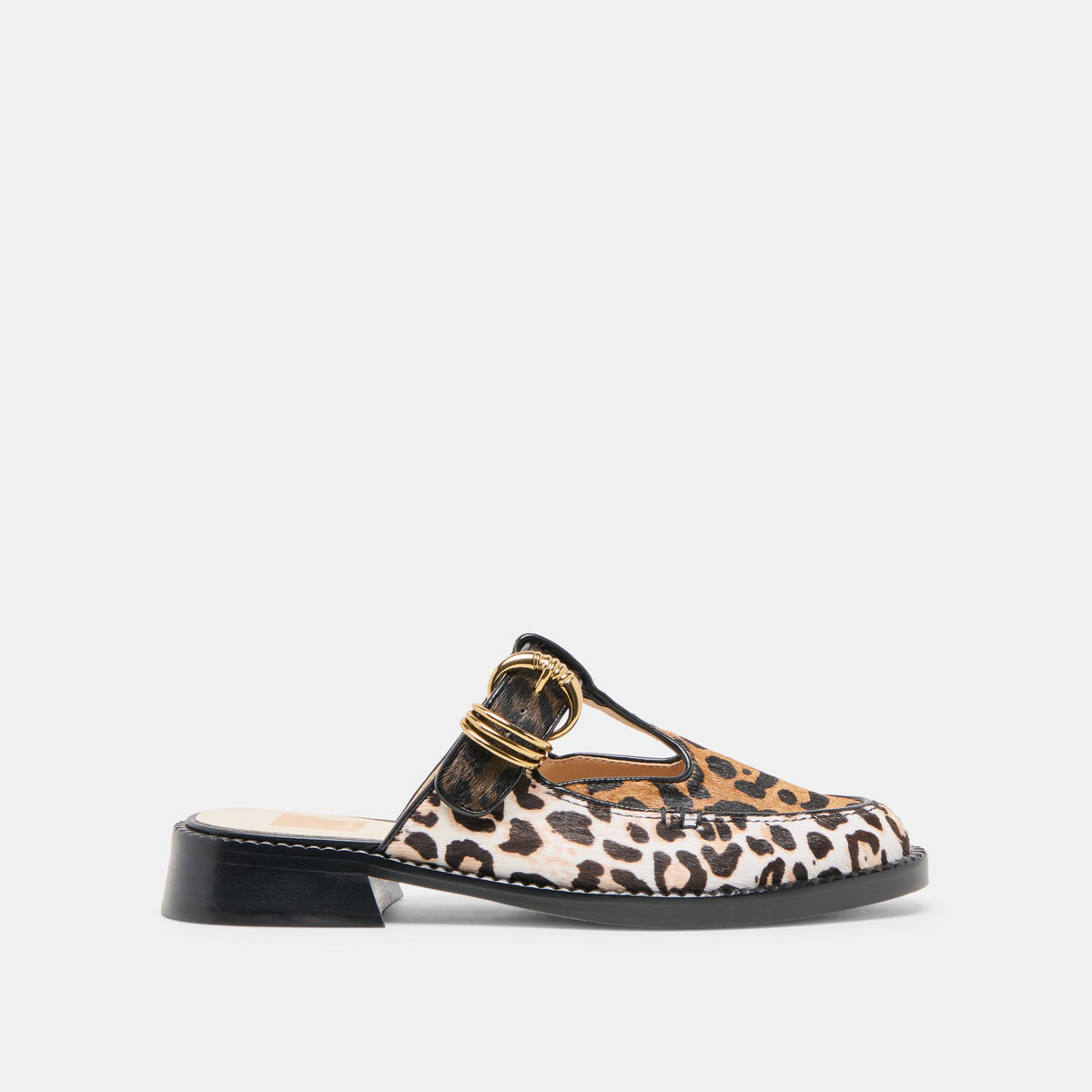 Dolce Vita Harlah Leopard Multi Calf Hair Flats