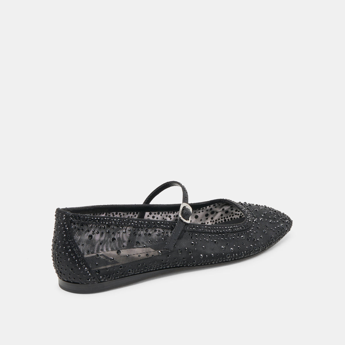 Dolce Vita REYES CRYSTAL BALLET FLATS BLACK MESH