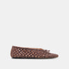 BROWN WOVEN LEATHER