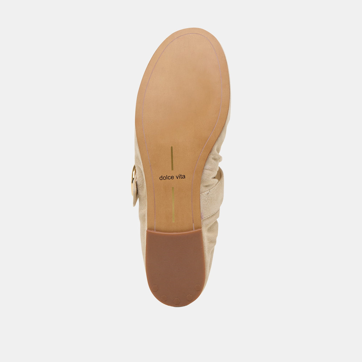 Dolce Vita Caely Sesame Suede Ballet Flats