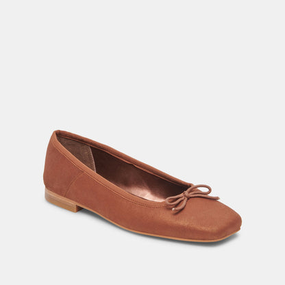 Dolce Vita ANISA Ballet Flats Copper Metallic Suede