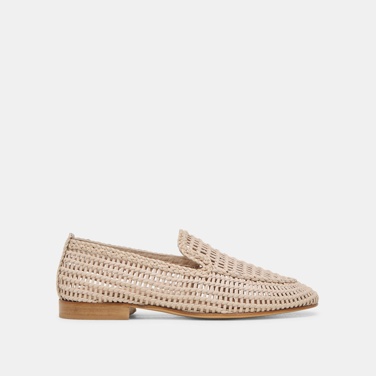 Dolce Vita Armond Bone Woven Leather Flats