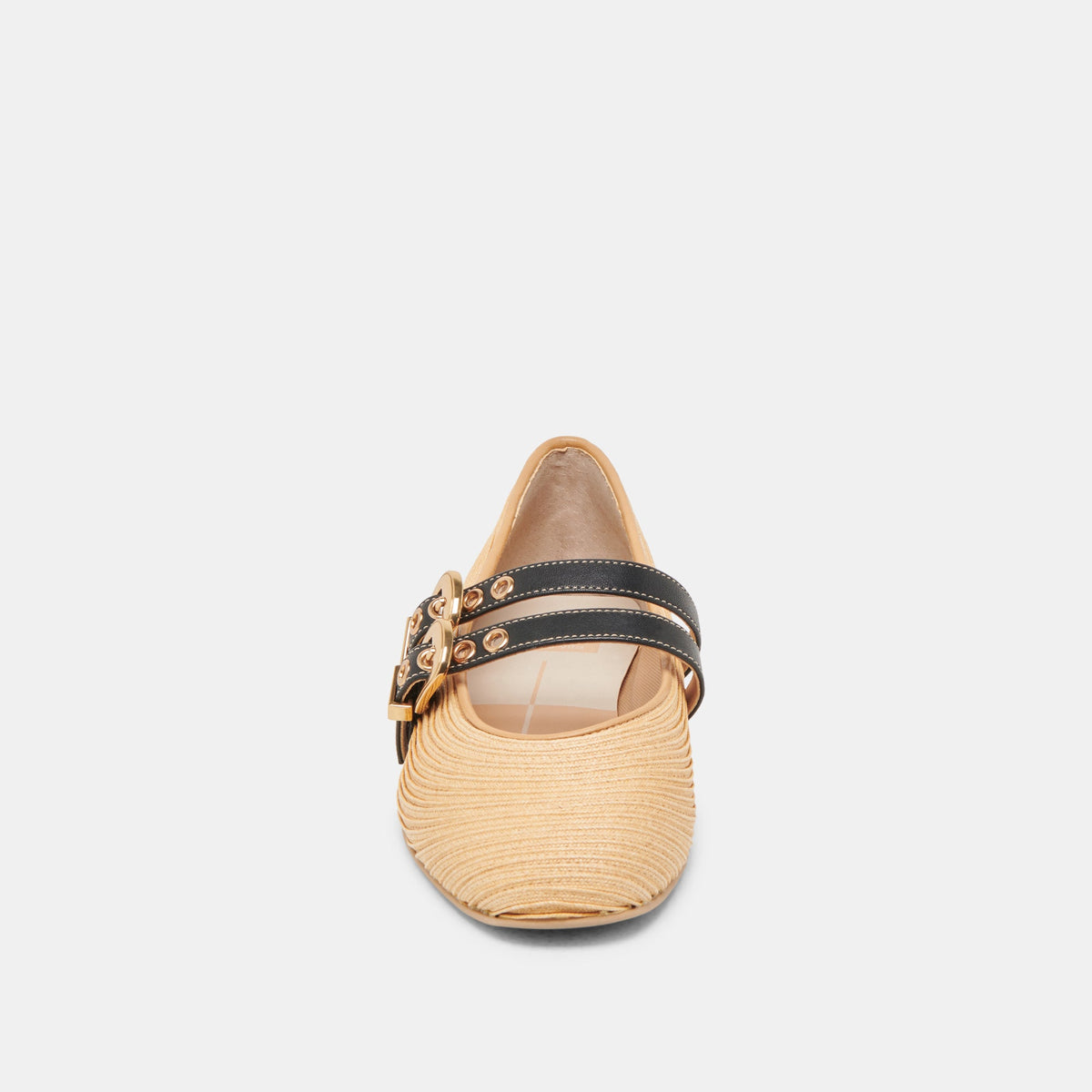 Dolce Vita BAYLEE WIDE BALLET FLATS NATURAL RAFFIA