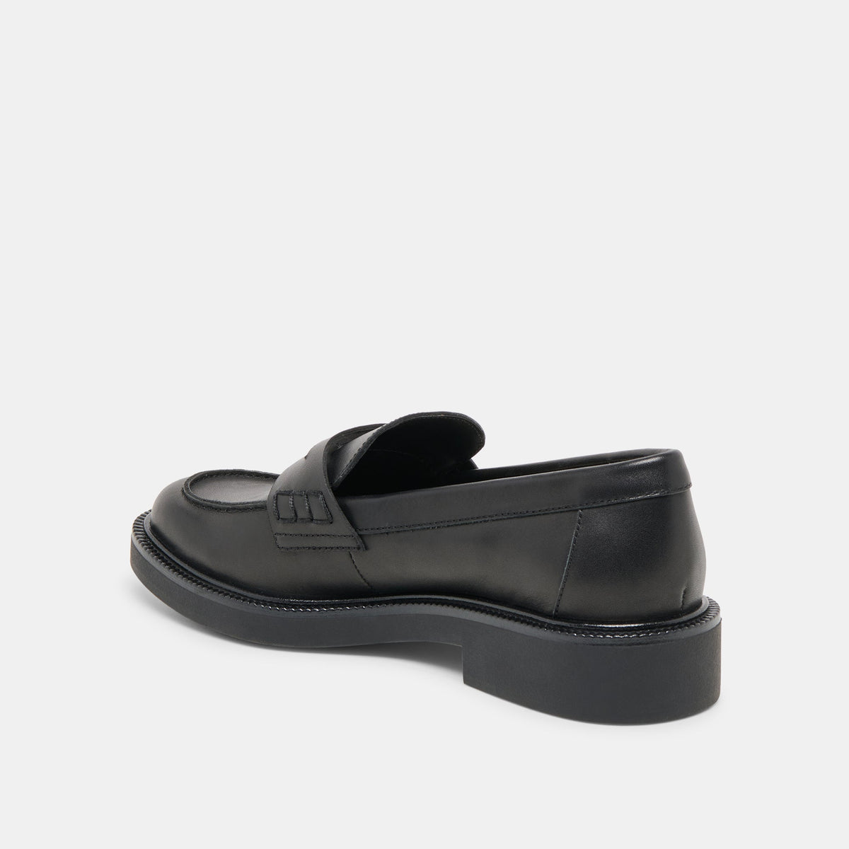 Dolce Vita Tiggy Black Leather Loafers