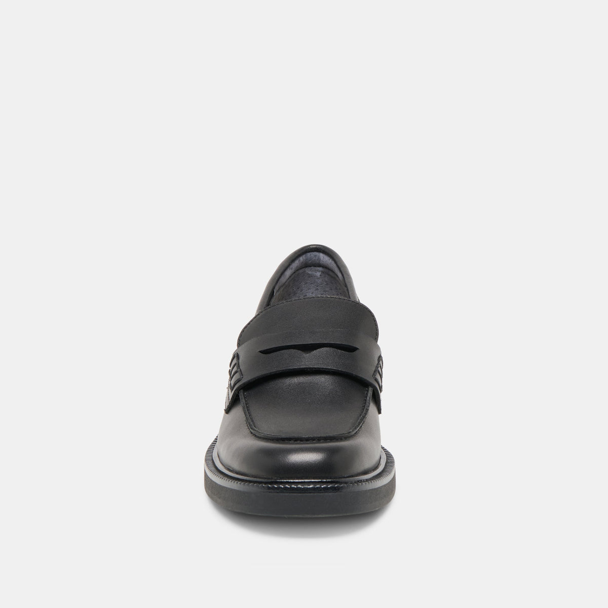 Dolce Vita Tiggy Black Leather Loafers