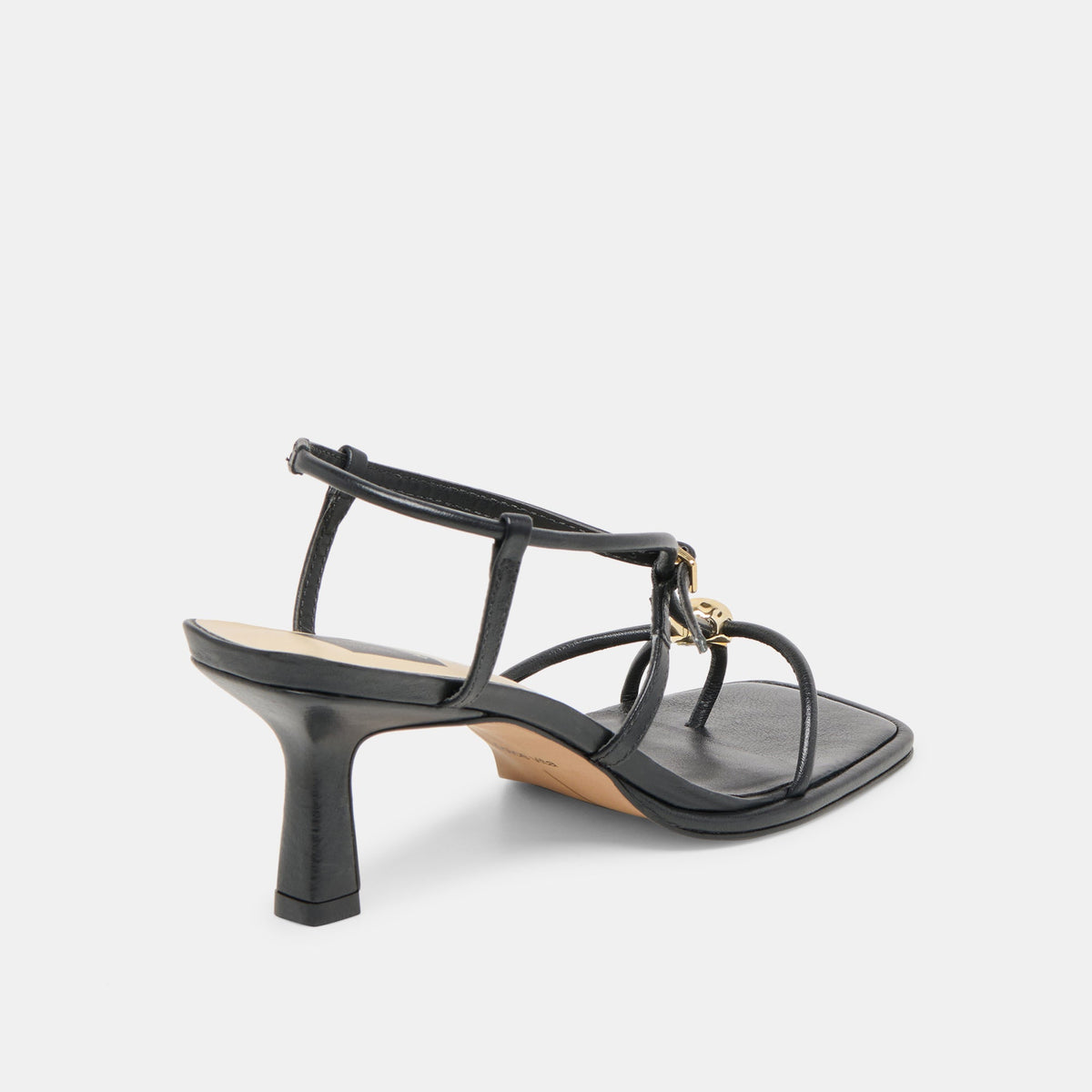 Dolce Vita Mylee Black Leather Heels