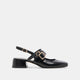 MIDNIGHT CRINKLE PATENT LEATHER