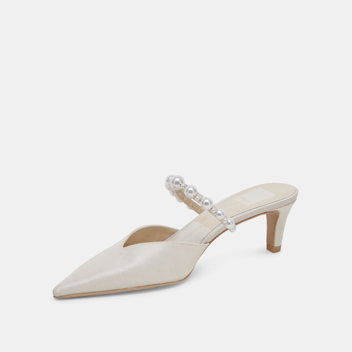 Dolce Vita Kanika Pearl Mid Vanilla Pearl Heels