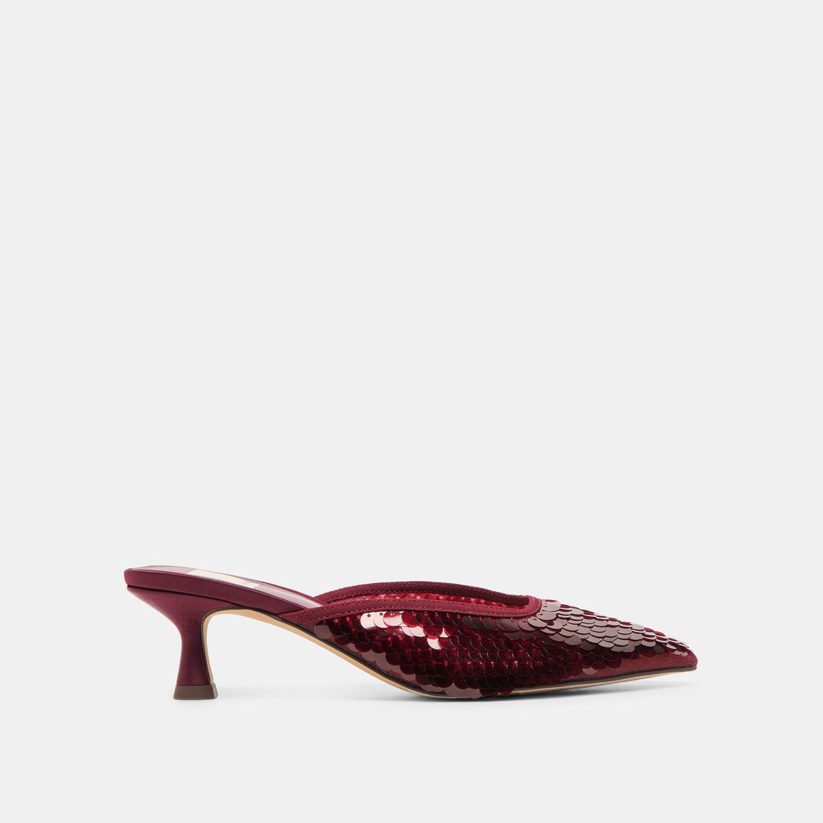 Dolce Vita Cleo Cranberry Sequin Heels