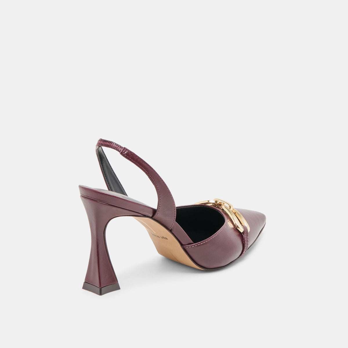 Dolce Vita Malik Cranberry Crinkle Patent Heels
