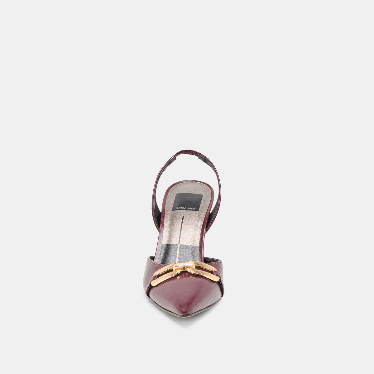 Dolce Vita Malik Cranberry Crinkle Patent Heels