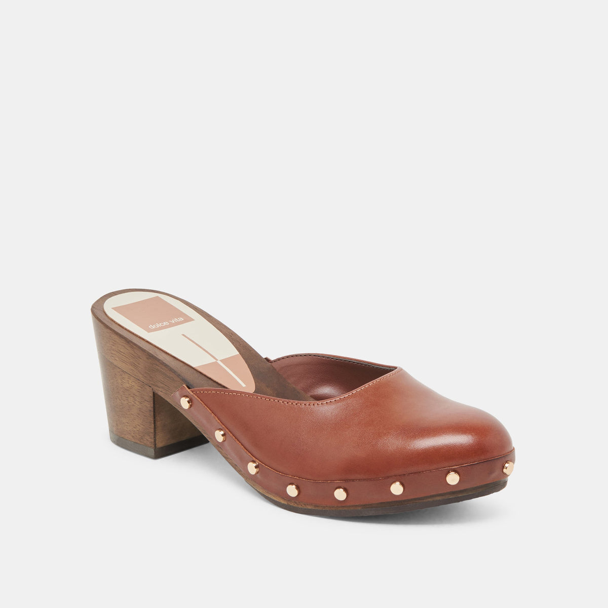 Dolce Vita CAMYN HEELS BROWN LEATHER