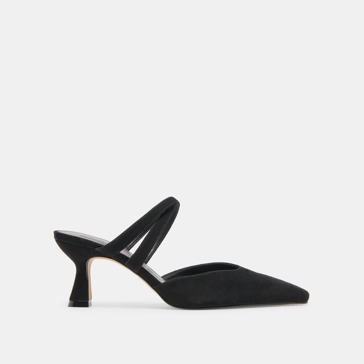 Dolce Vita Linore Onyx Suede Heels