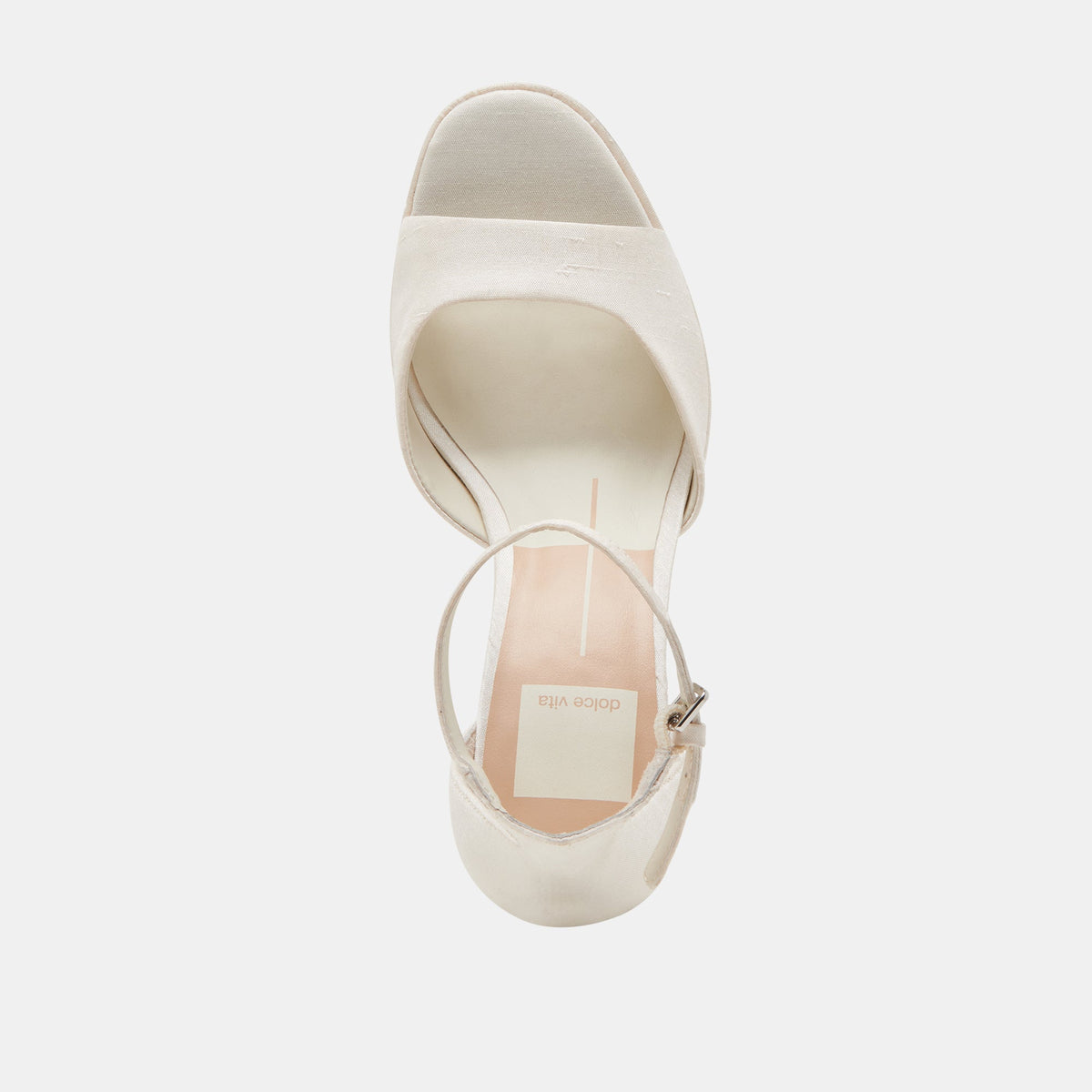 Dolce Vita PANDRO WIDE HEELS WHITE SATIN