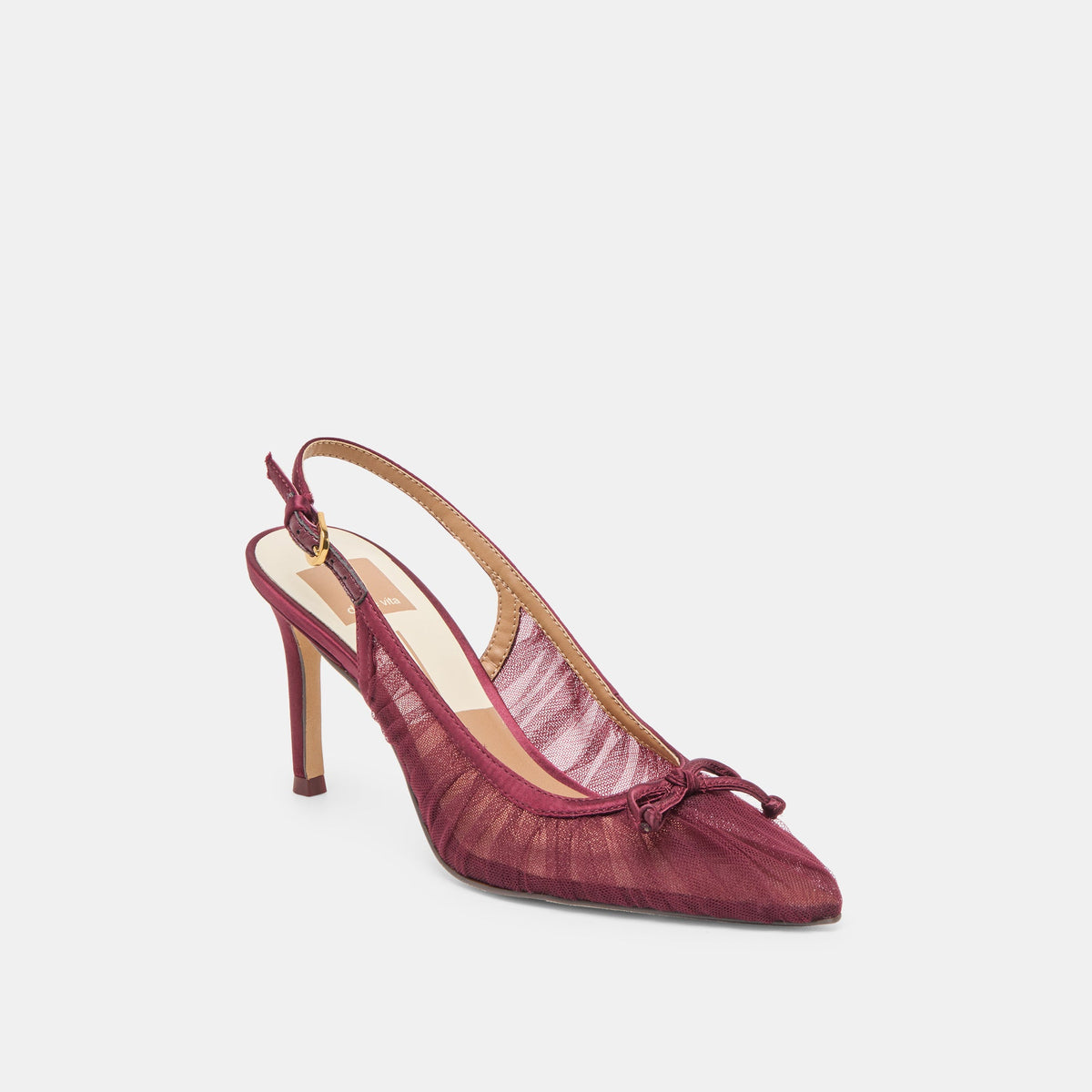 Dolce Vita Yela Cranberry Tulle Heels