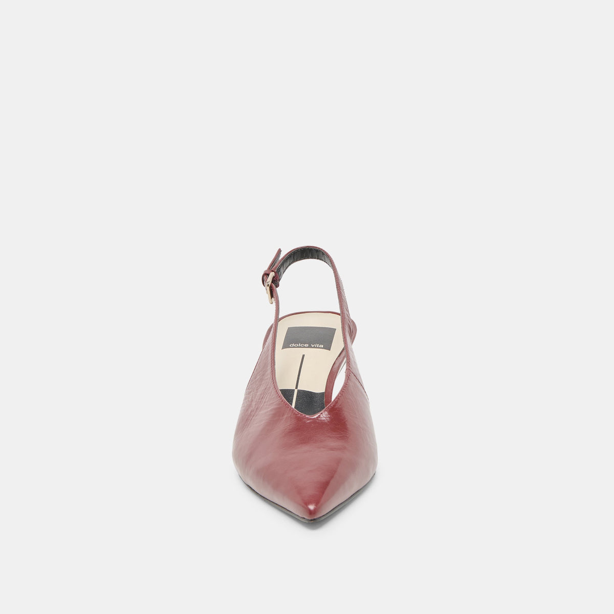 Dolce Vita Alenna Oxblood Crinkle Heels