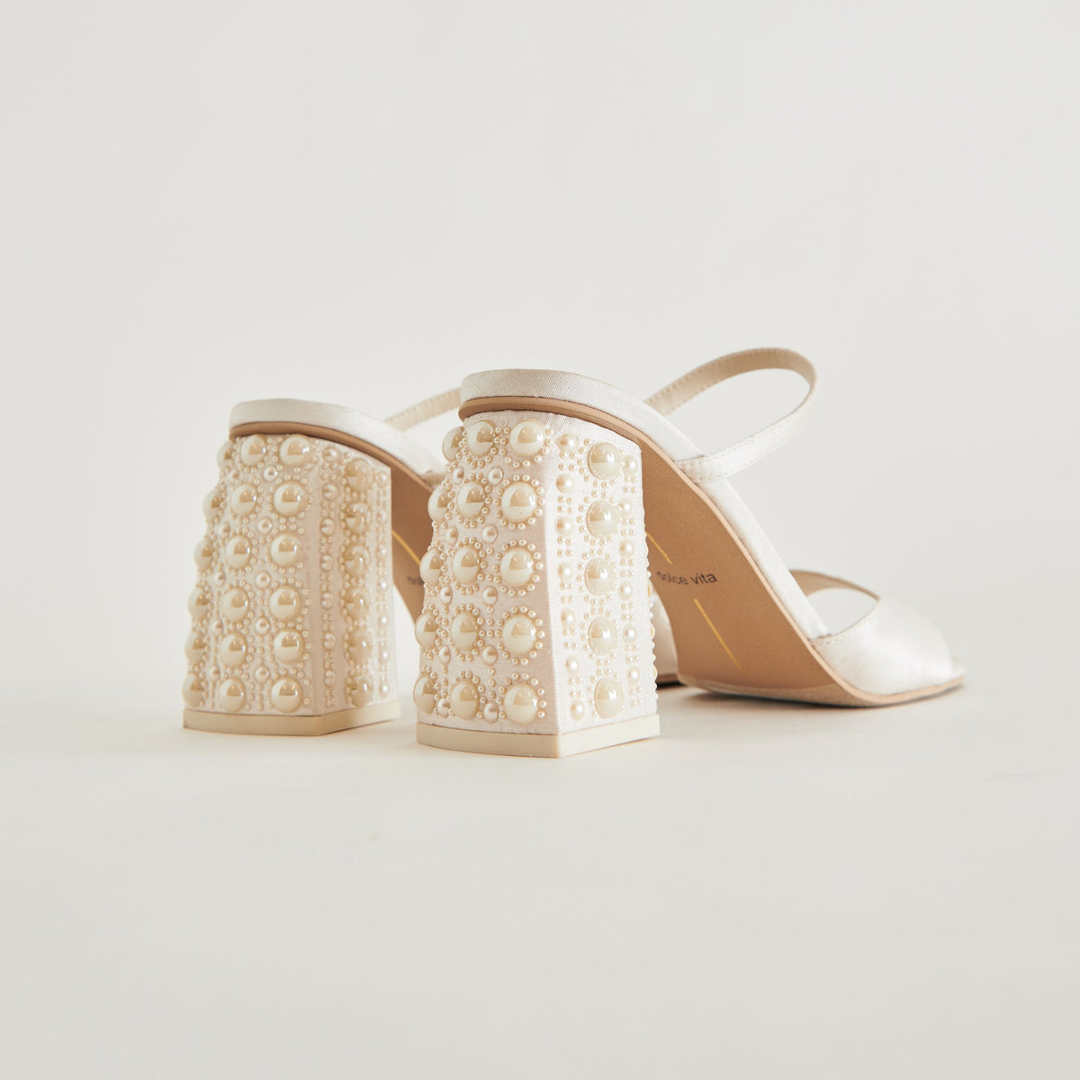 Dolce Vita JEMMY PEARL HEELS VANILLA SILK