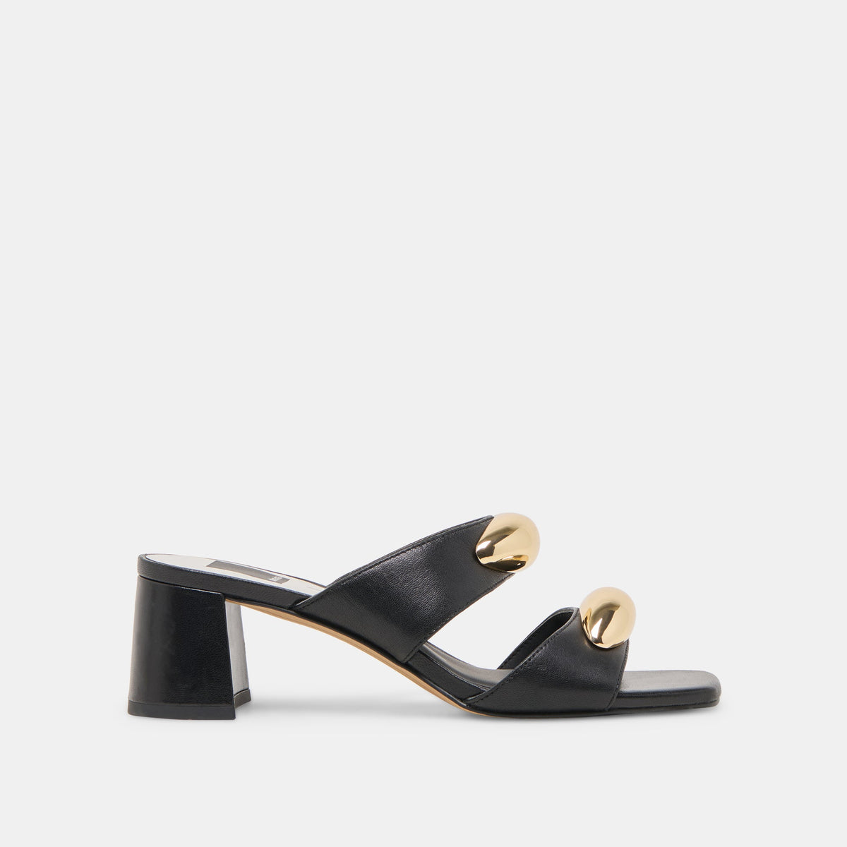 Dolce Vita Barnet Black Leather Heels