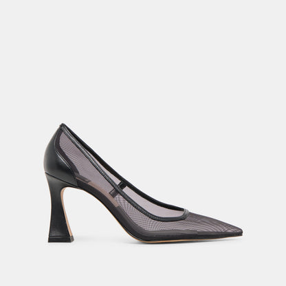 Dolce Vita Malory Onyx Mesh Heels