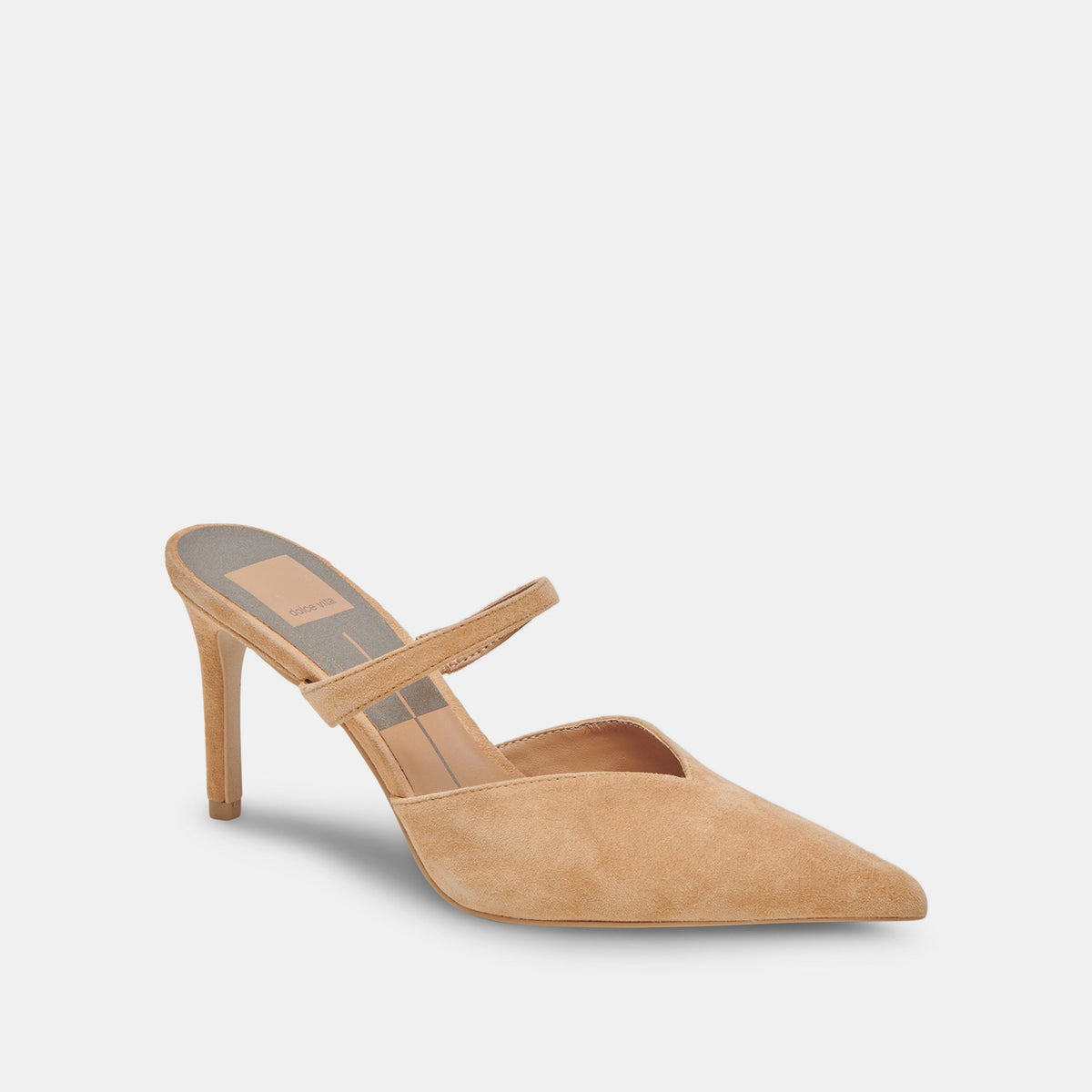 Dolce Vita KANIKA WIDE HEELS TAN SUEDE