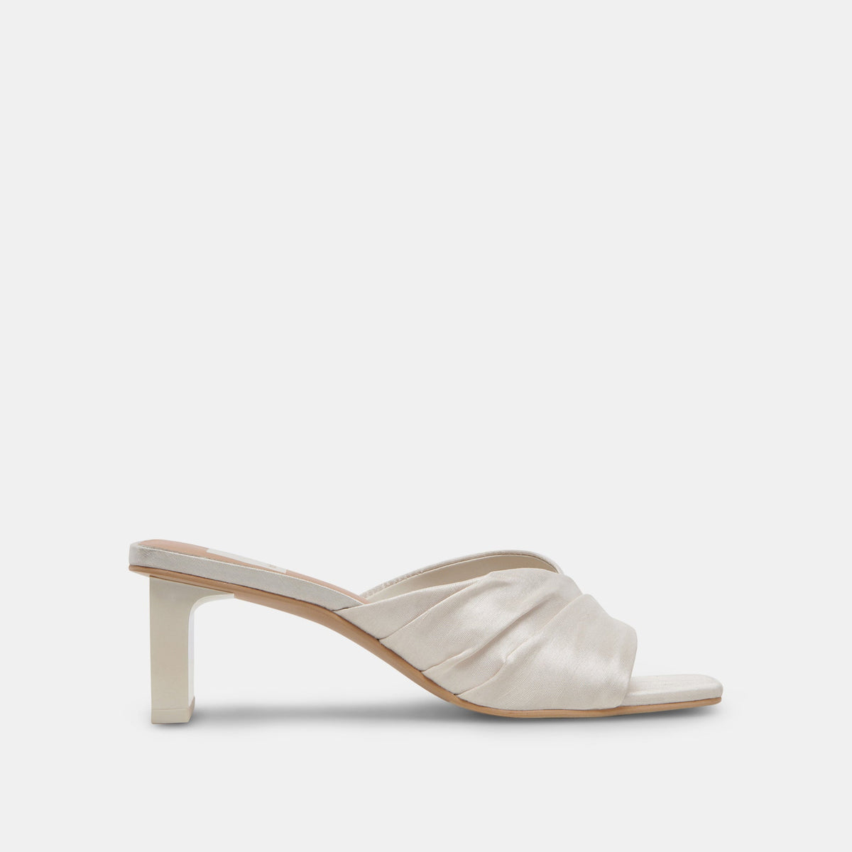 Dolce Vita CARLAN HEELS OFF WHITE SILK