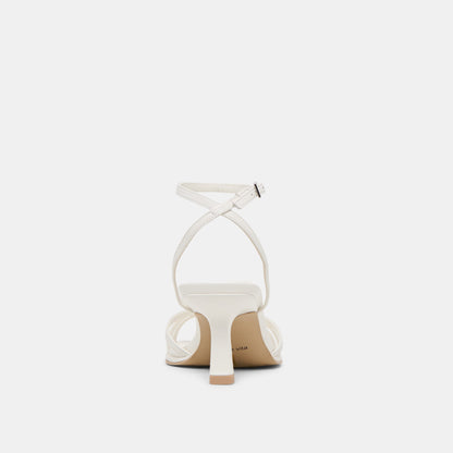 Dolce Vita Manji True White Leather Heels