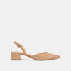LT TAN CRINKLE PATENT LEATHER
