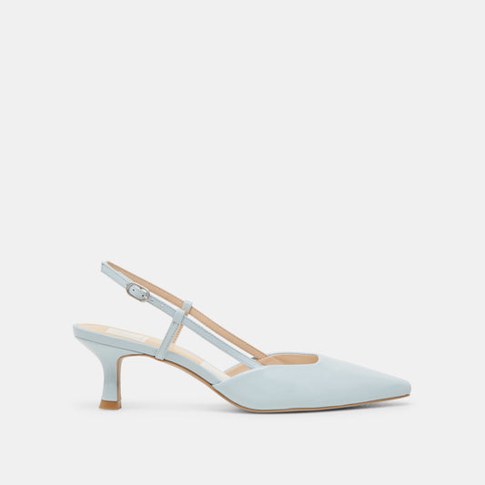 Dolce Vita Odela Ice Blue Leather Heels