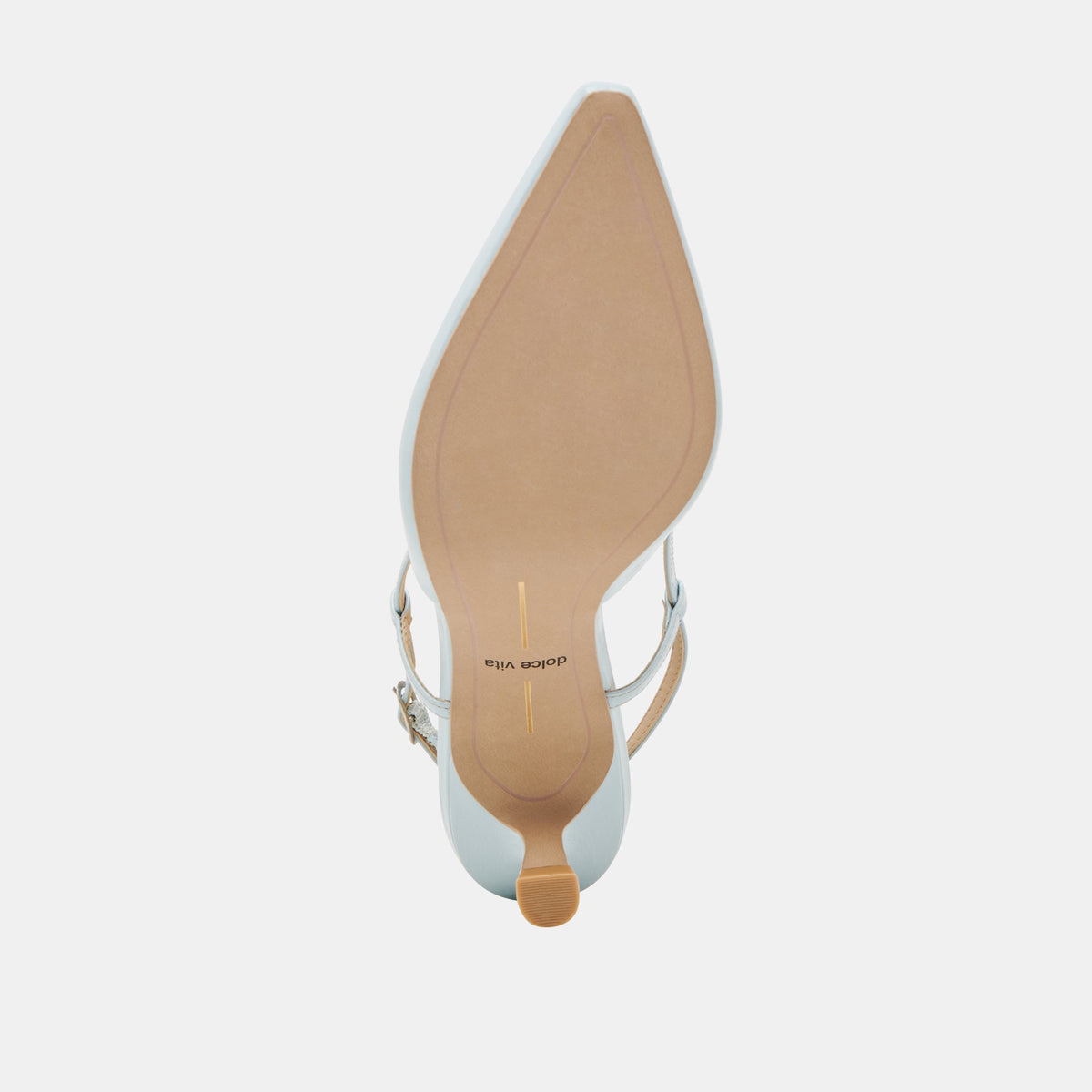Dolce Vita Odela Ice Blue Leather Heels