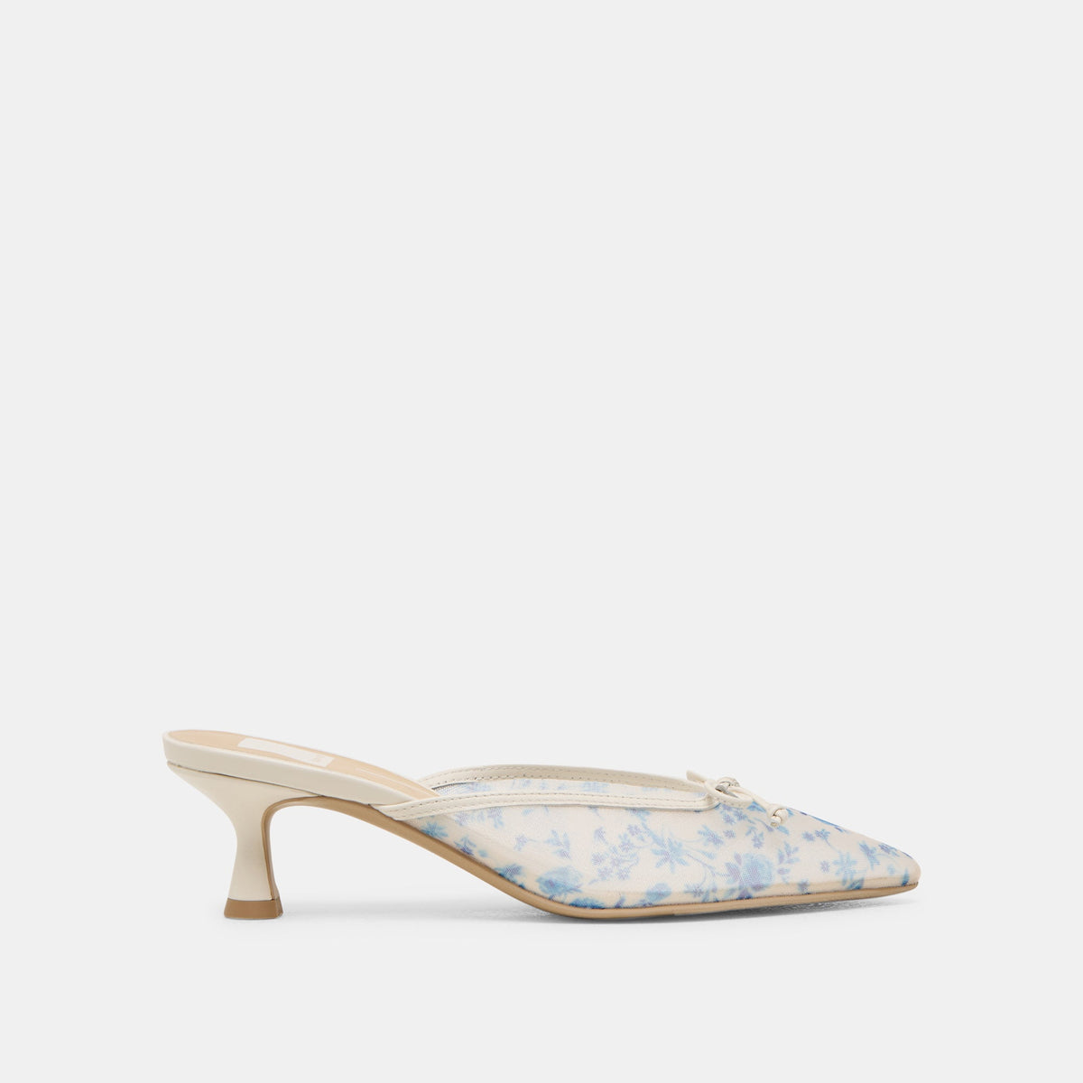 Dolce Vita Cleo Blue Floral Mesh Heels