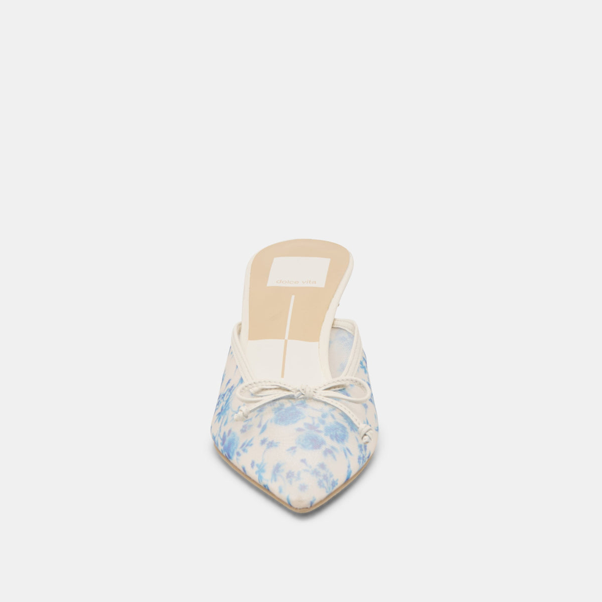 Dolce Vita Cleo Blue Floral Mesh Heels