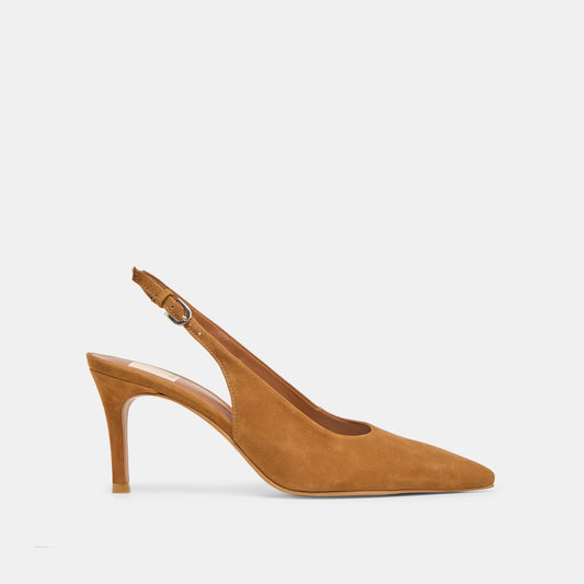 Dolce Vita Elasi Brown Nubuck Heels