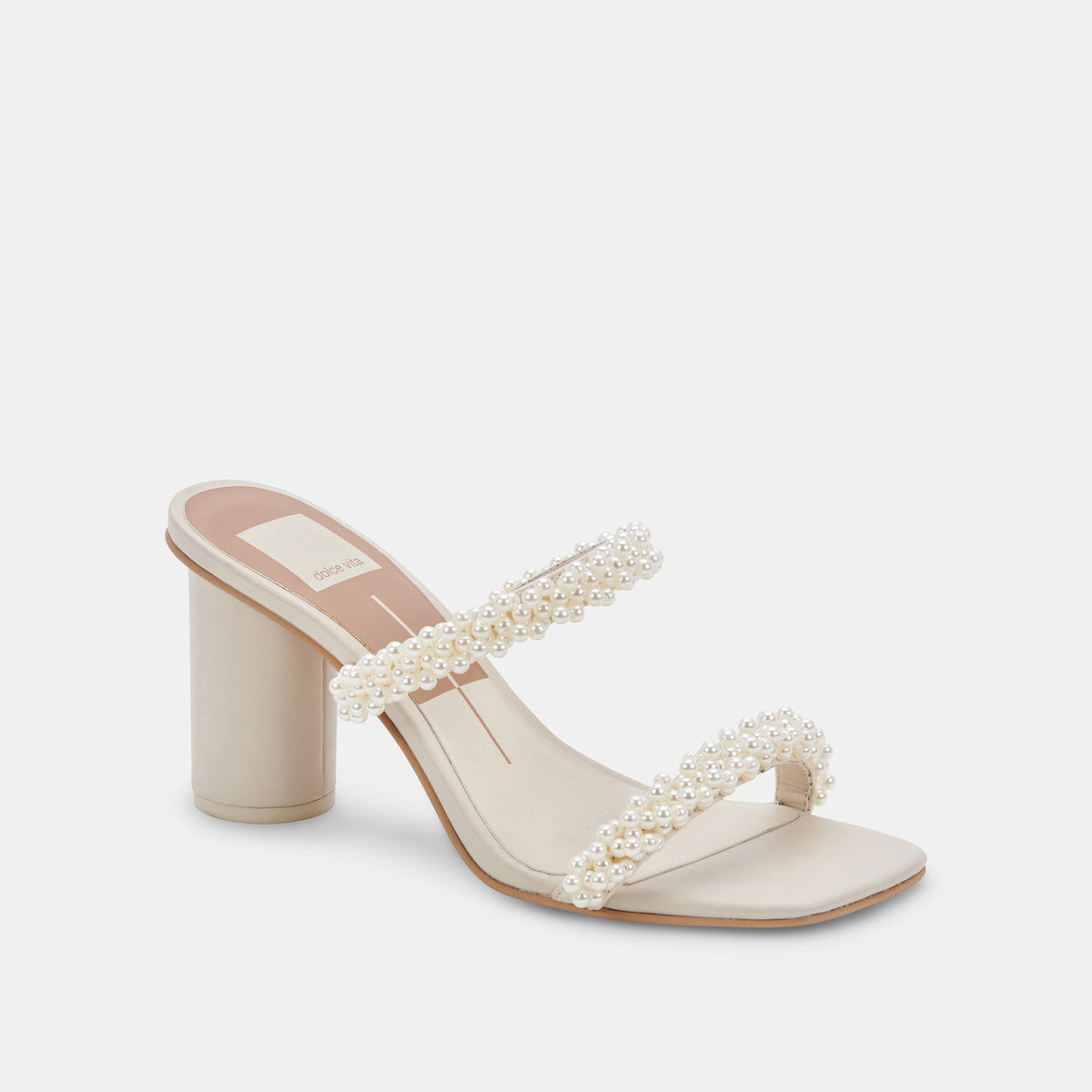Dolce Vita NOEL Heels Vanilla Pearls
