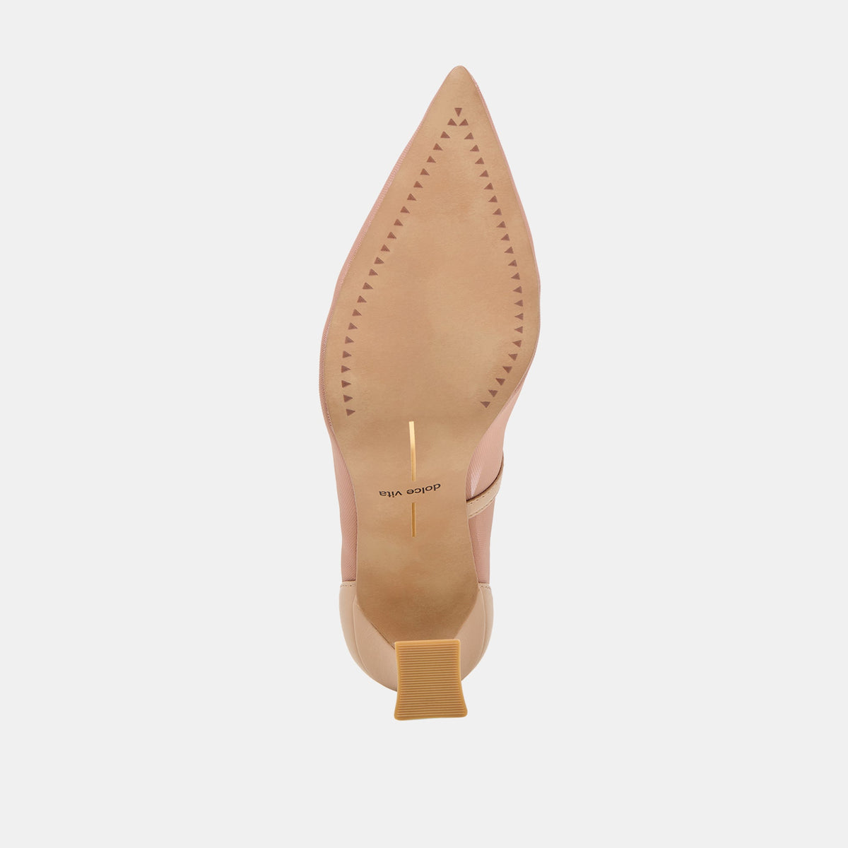 Dolce Vita Malory Lt Tan Mesh Heels