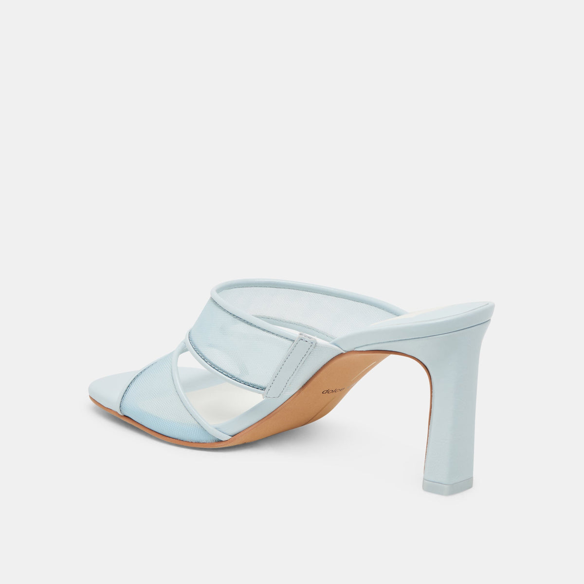 Dolce Vita Gitel Wide Ice Blue Mesh Heels
