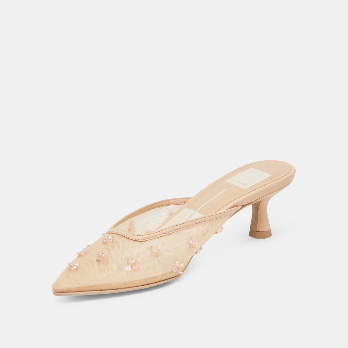 Dolce Vita Clara French Vanilla Mesh Heels