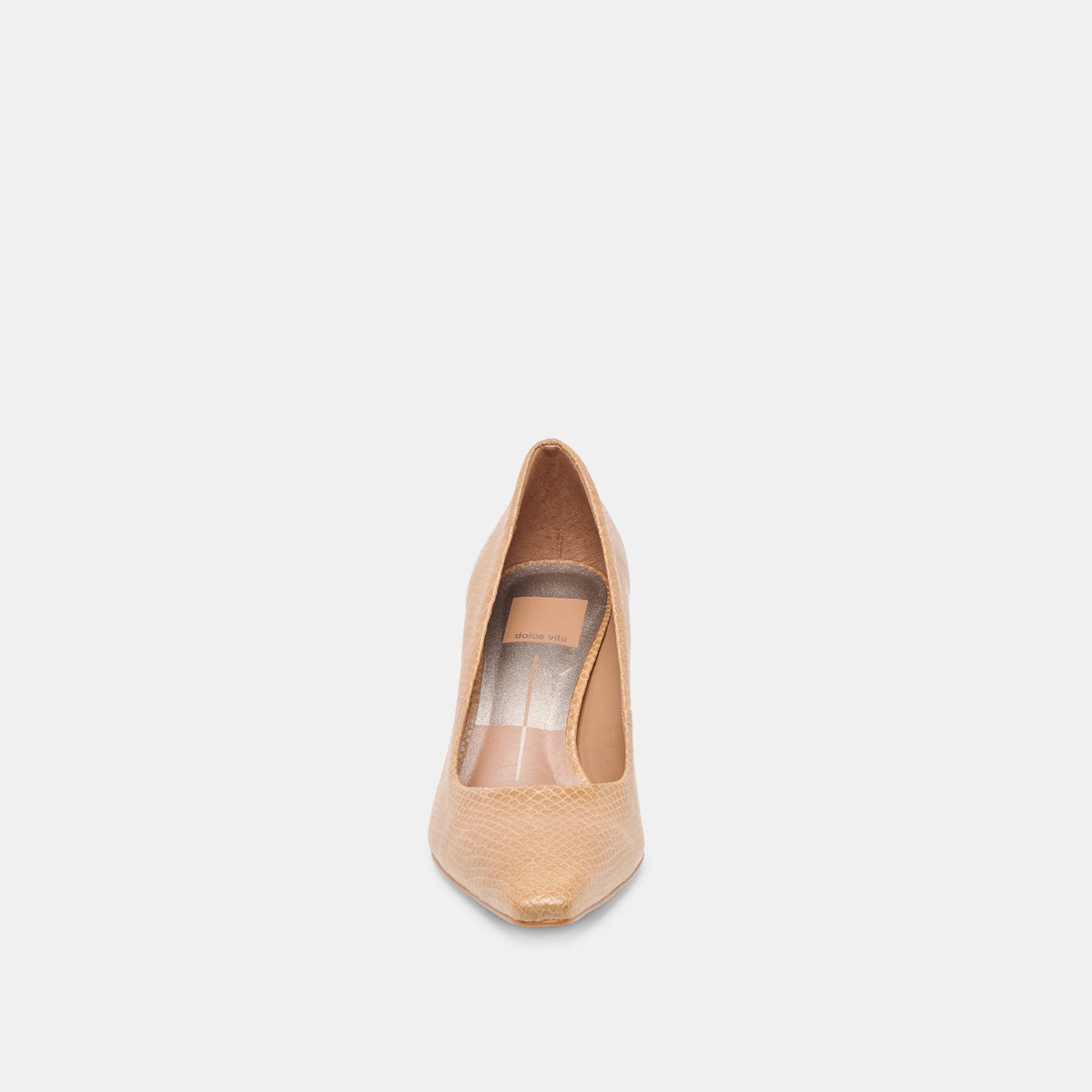 Dolce Vita Briona Whiskey Embossed Leather Heels