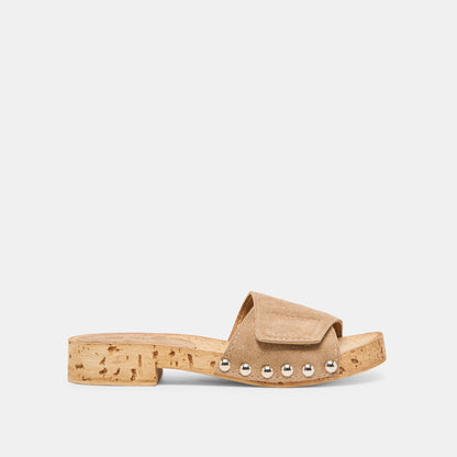 Dolce Vita Sandy Taupe Suede Sandals
