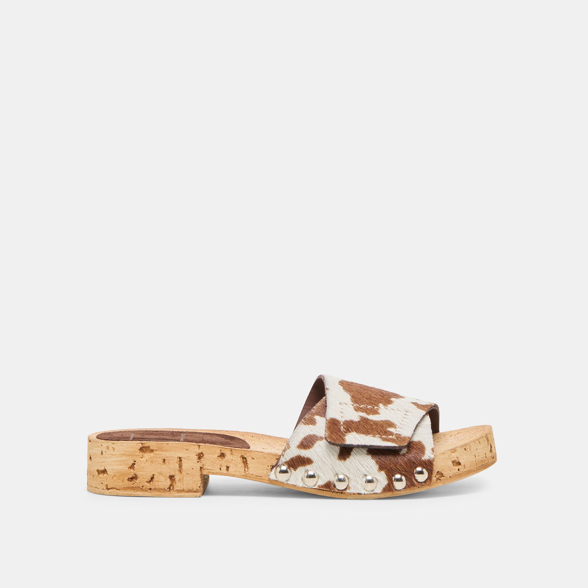 Dolce Vita Sandy Cocoa Taurus Calf Hair Sandals