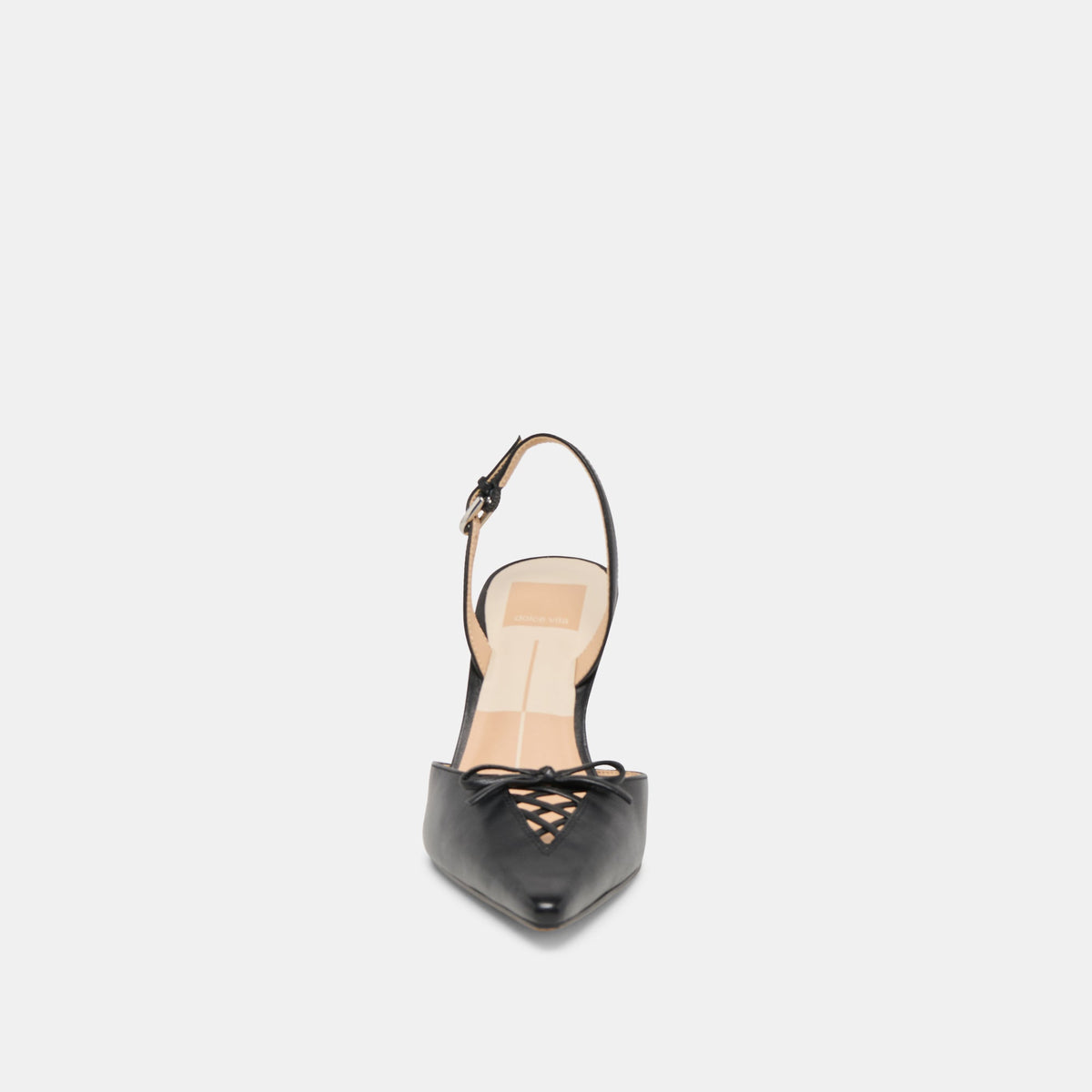Dolce Vita Hamya Black Leather Heels