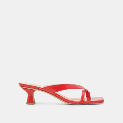 Dolce Vita BREVEL WIDE HEELS CHILI LEATHER